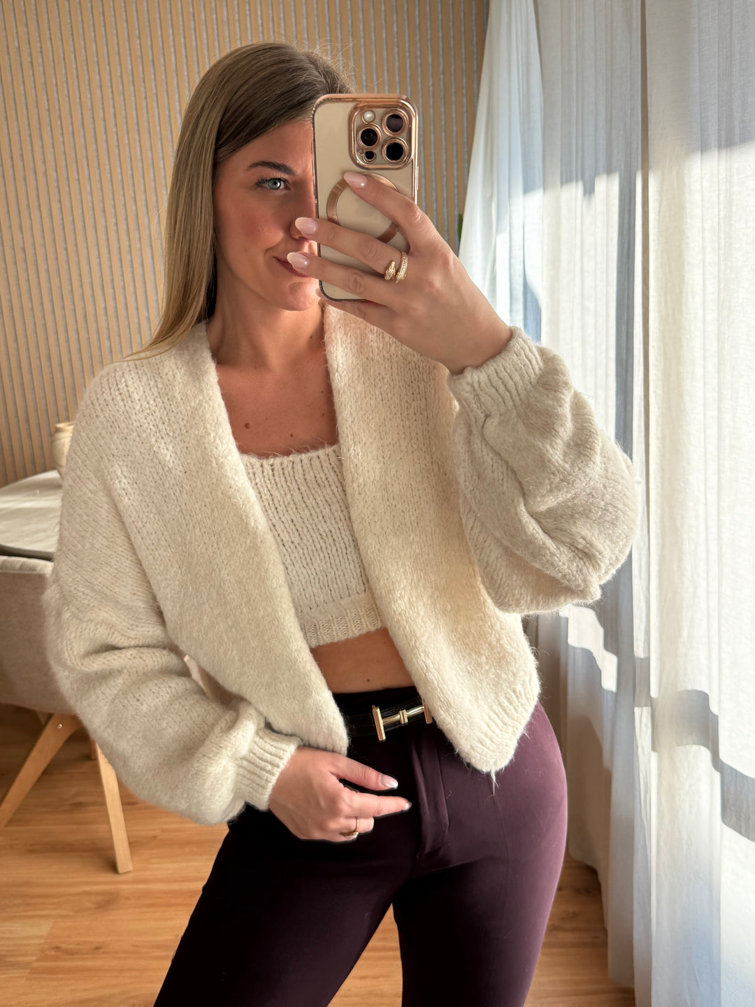 Strick Set Wolke - Creme