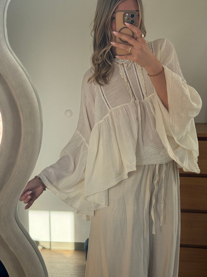 Boho Bluse - Beige