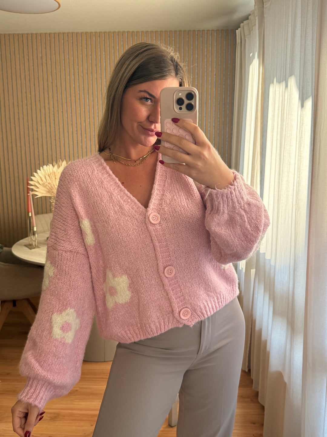 Cardigan Caro - Rosa