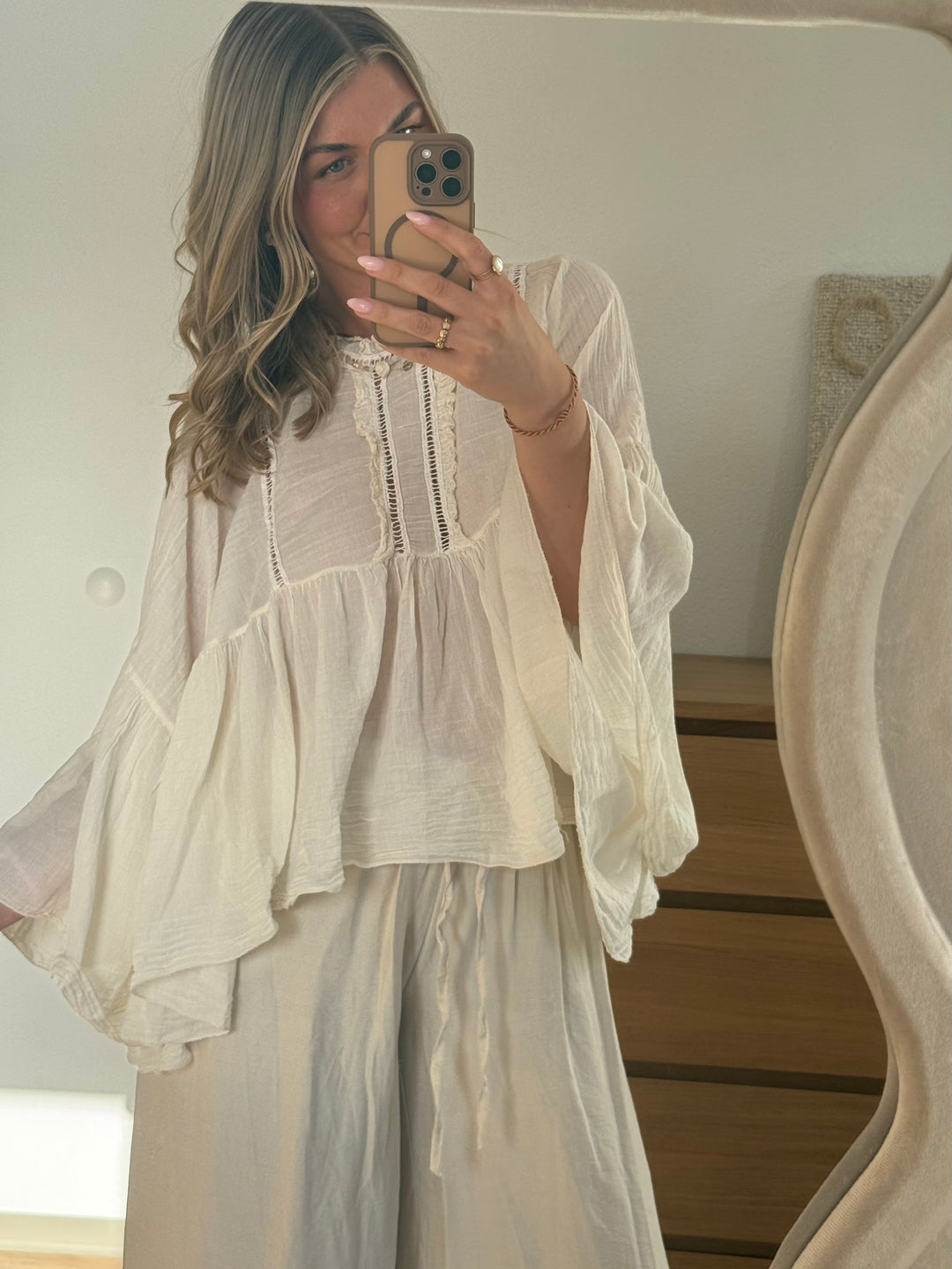 Boho Bluse - Beige