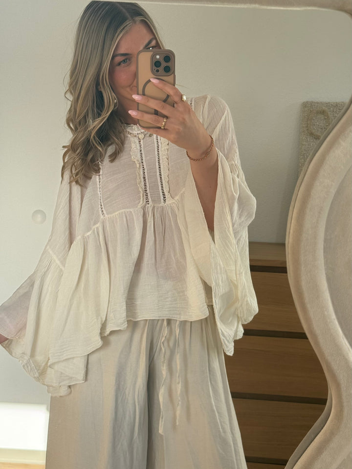 Boho Bluse - Beige