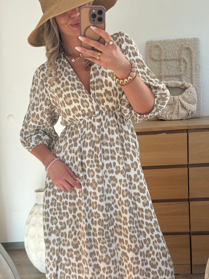 Musselin Kleid - Leo
