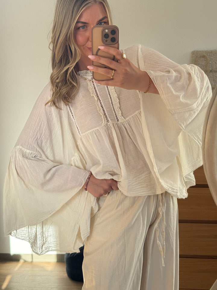 Boho Bluse - Beige