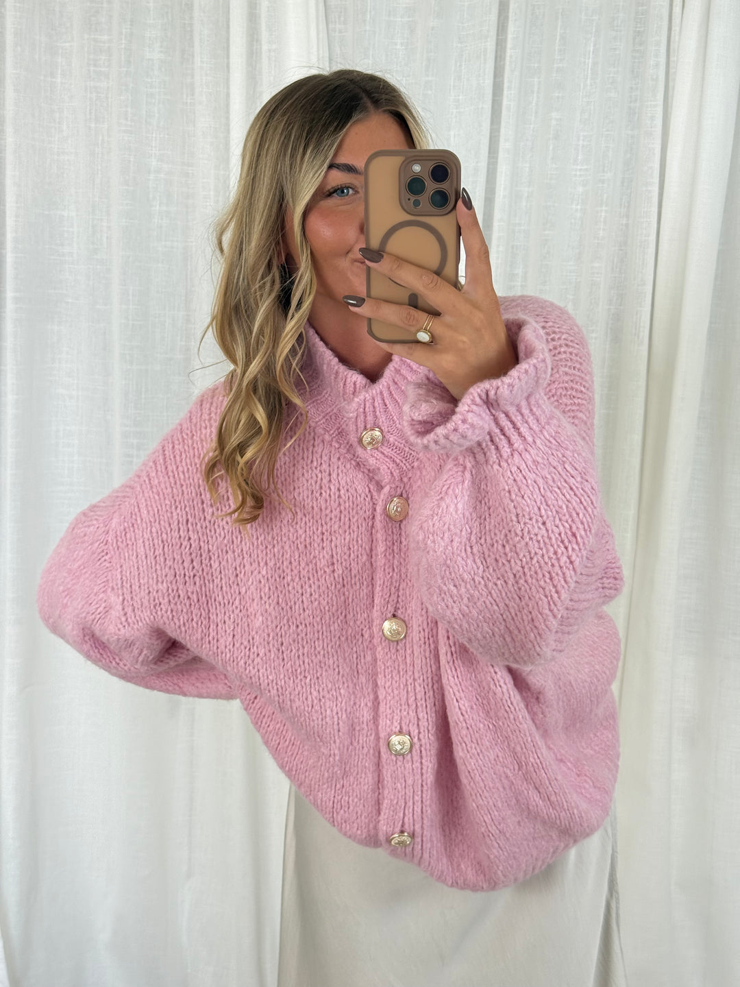 Cardigan Volantlove- Rosa