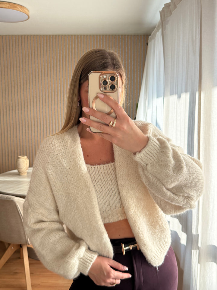 Strick Set Wolke - Creme