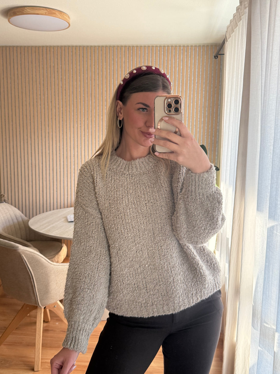 Pullover Bouclé - Ecru