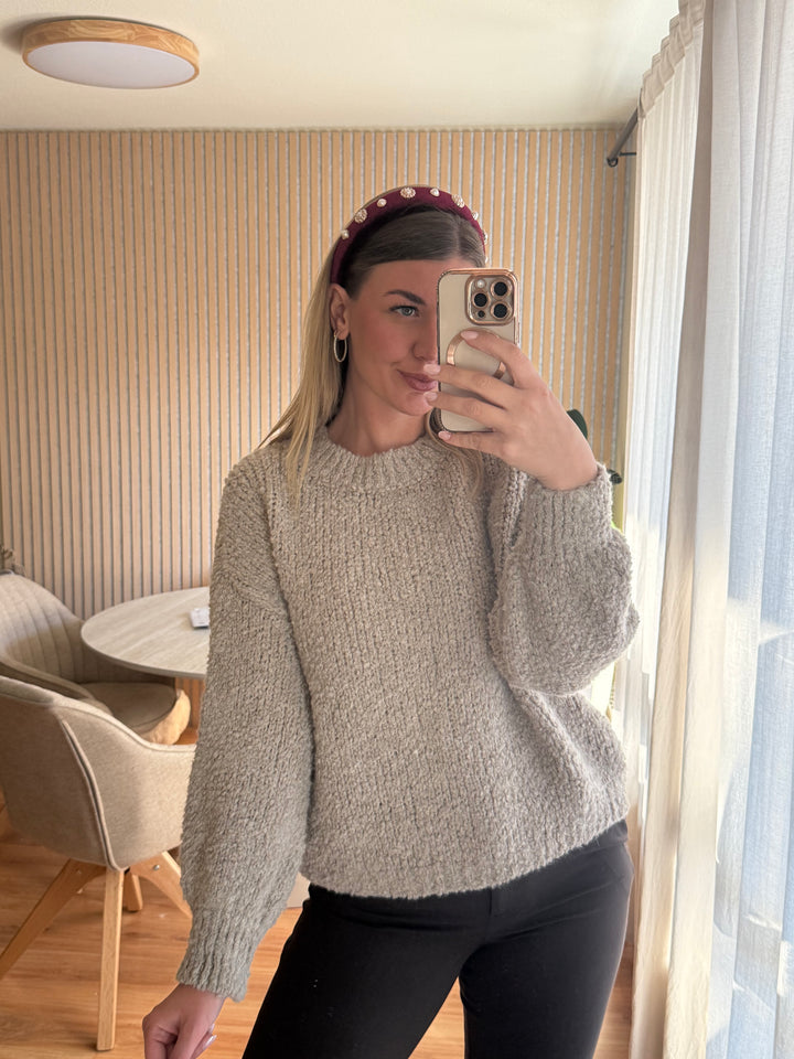 Pullover Bouclé - Ecru