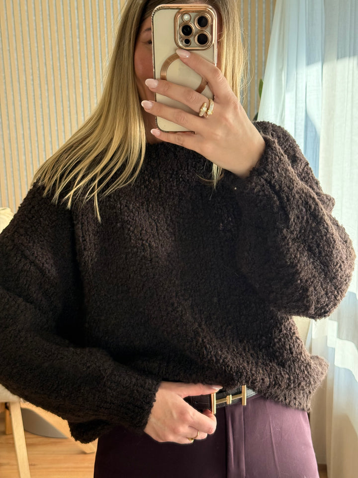 Pullover Bouclé - Espresso