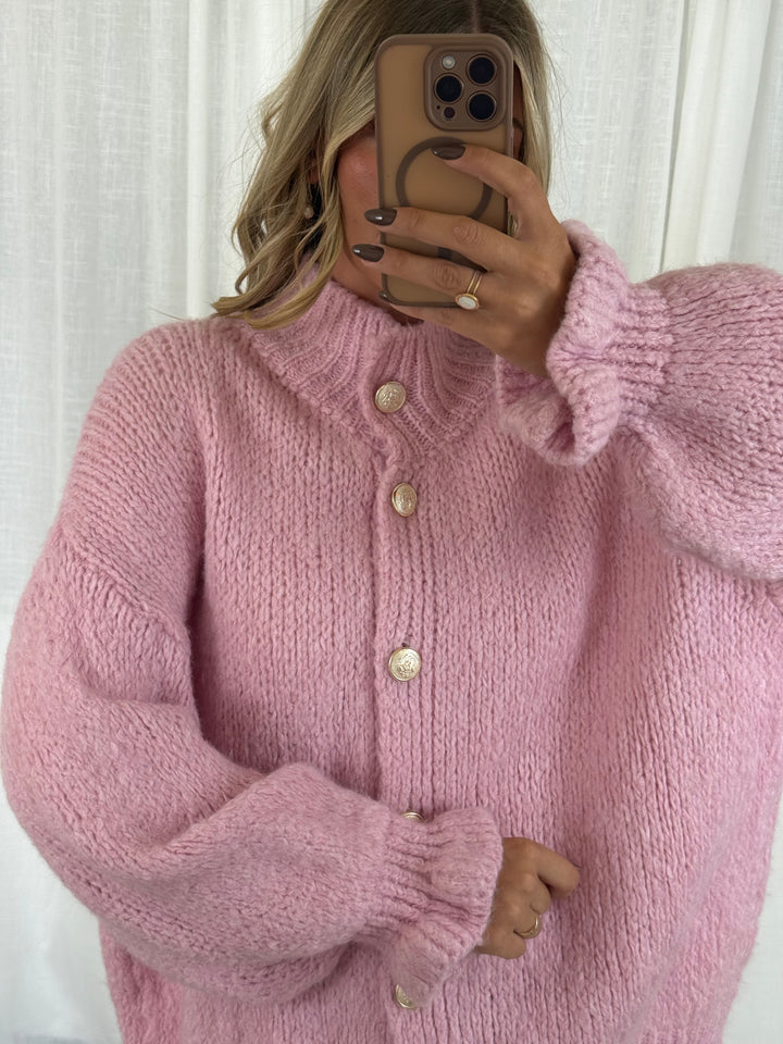Cardigan Volantlove- Rosa