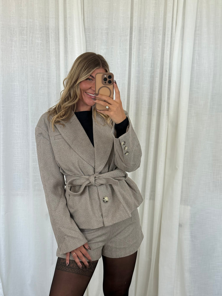 Blazer Jacke Classic - Taupe