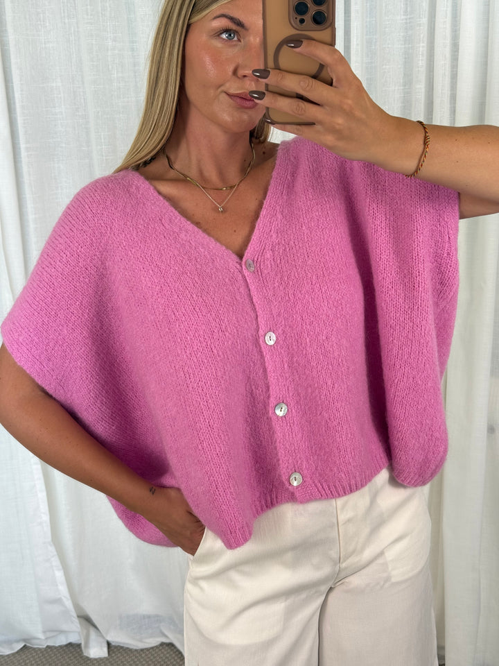 Pullunder Wolke - Pink