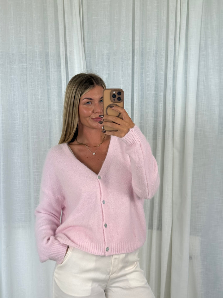 Strickjacke Soft Knit - Rosa