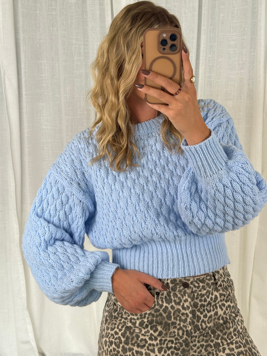 Pullover Pastell - Himmelblau