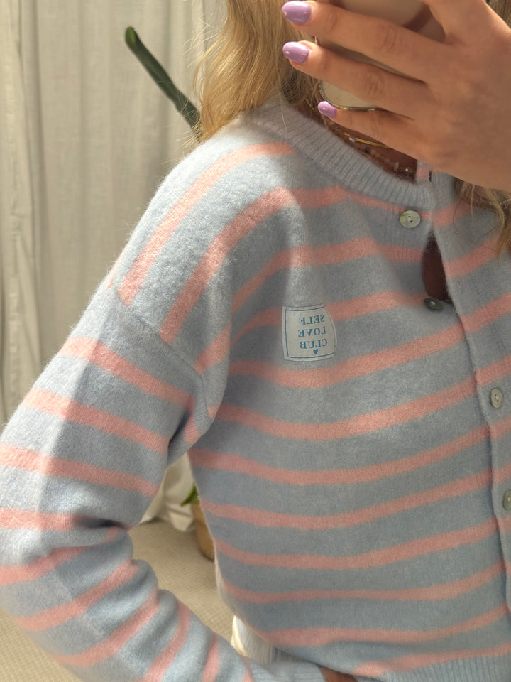 Strickweste Frühling - Hellblau