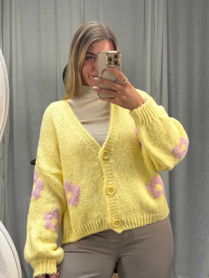 Cardigan Caro - Gelb