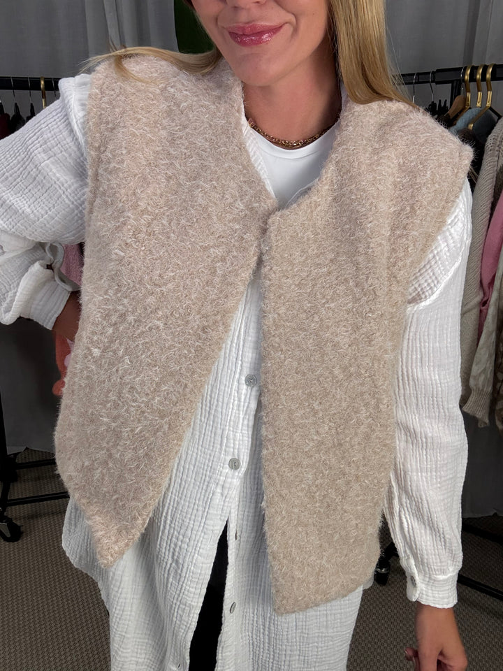 Wollweste Classy - Beige