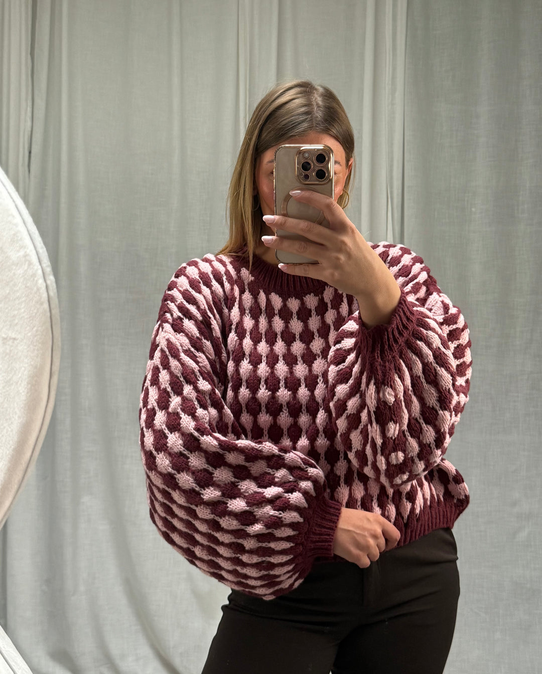 Pullover Bubble - Burgundy
