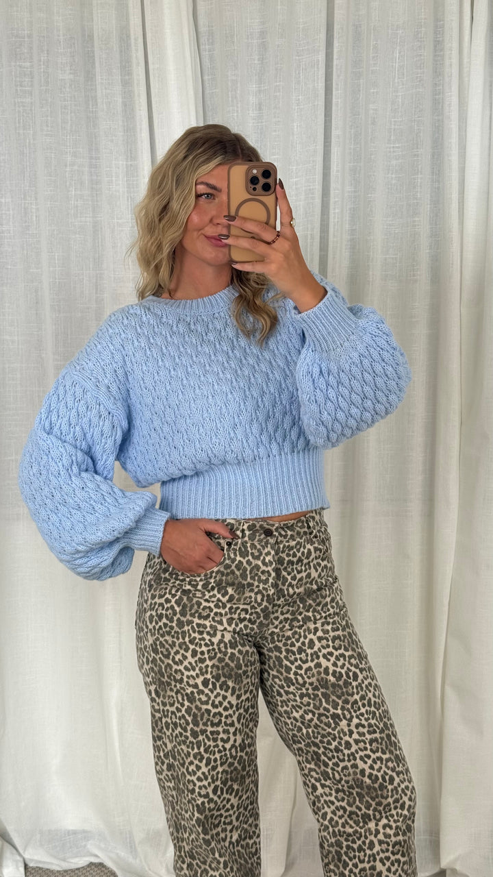 Pullover Pastell - Himmelblau
