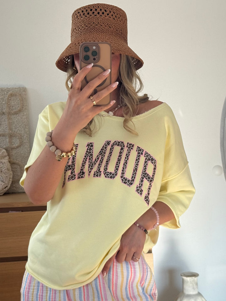 Shirt Amour - Gelb