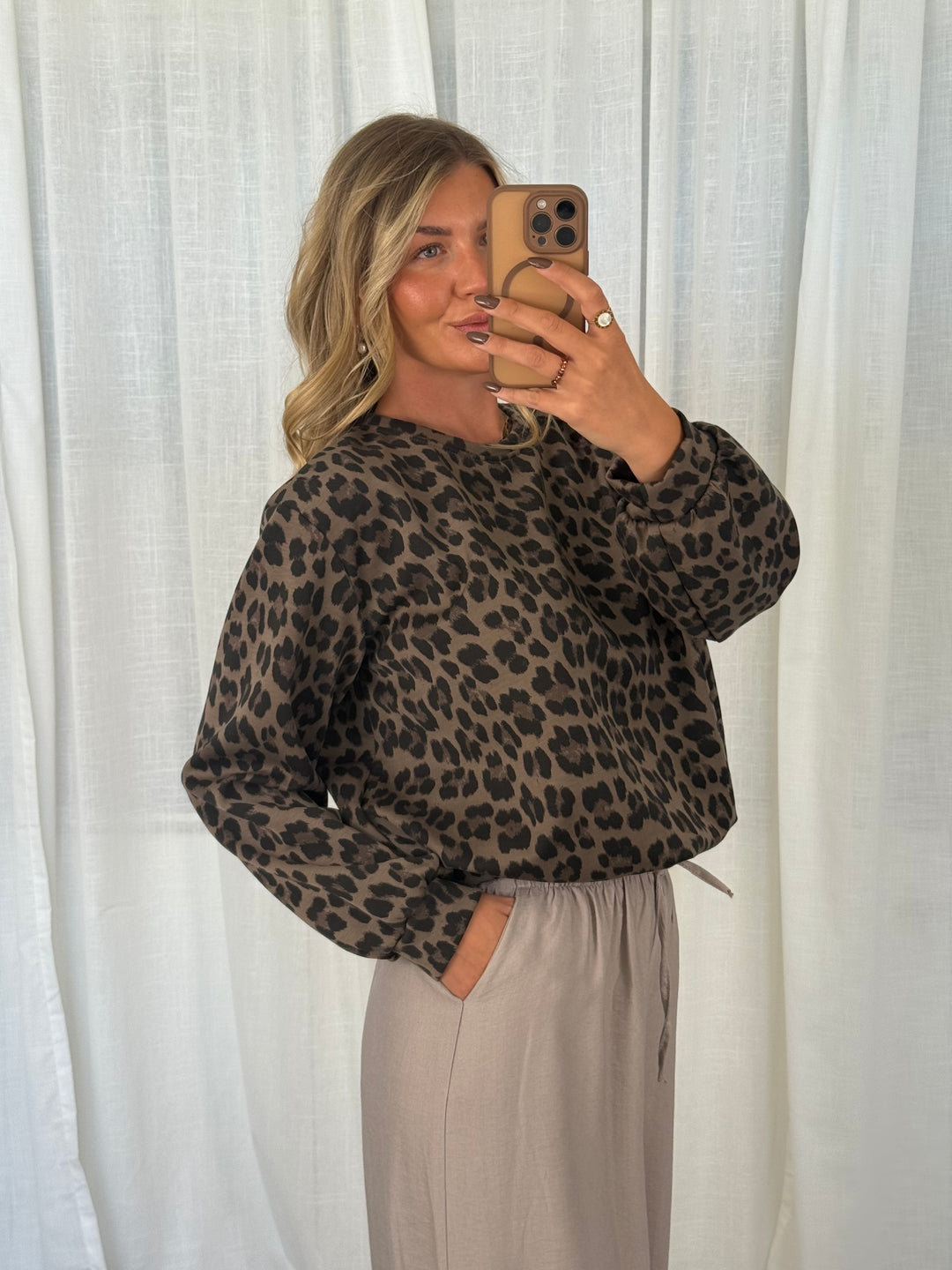 Soft Pullover Leo - Braun