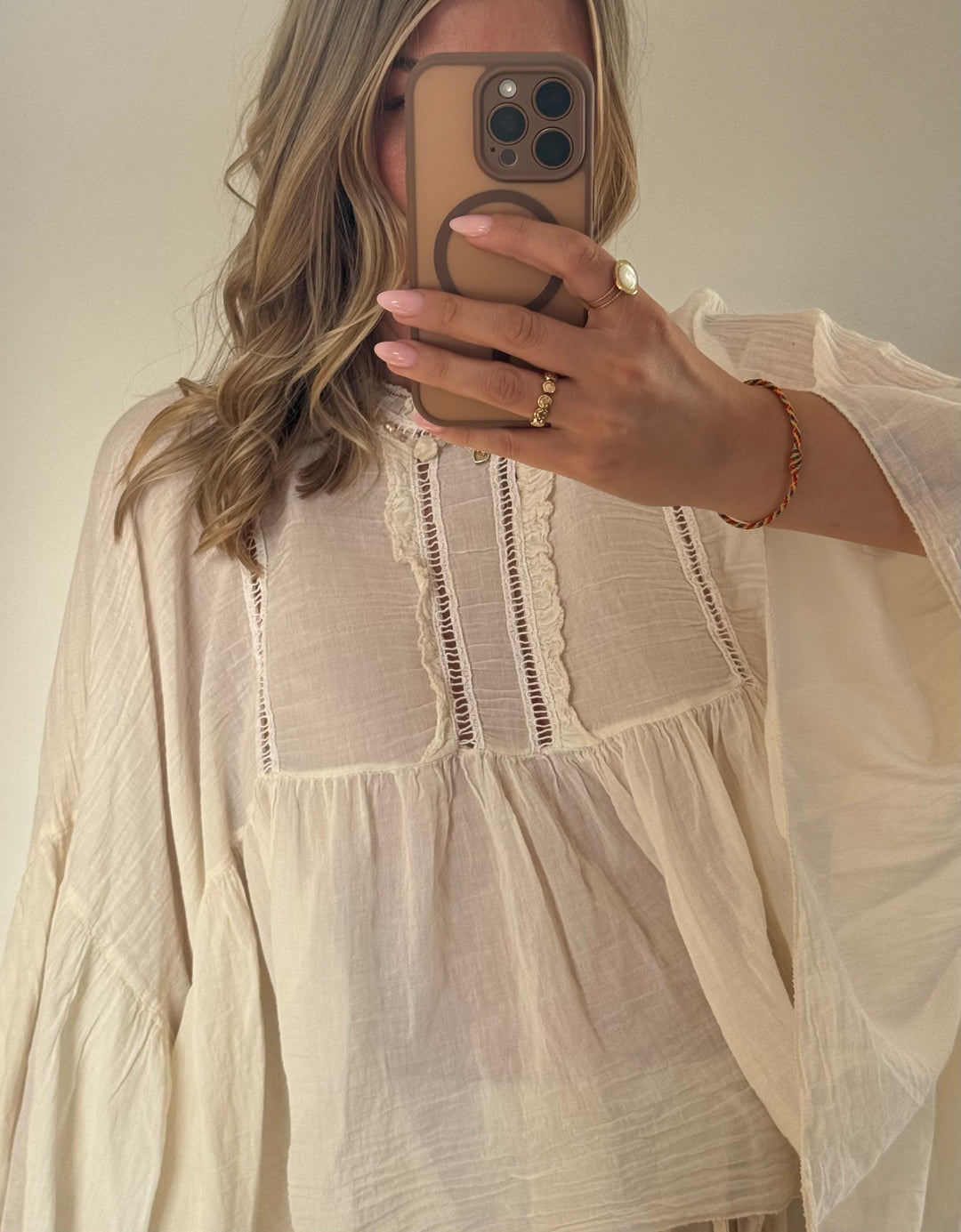 Boho Bluse - Beige