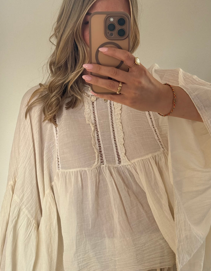 Boho Bluse - Beige