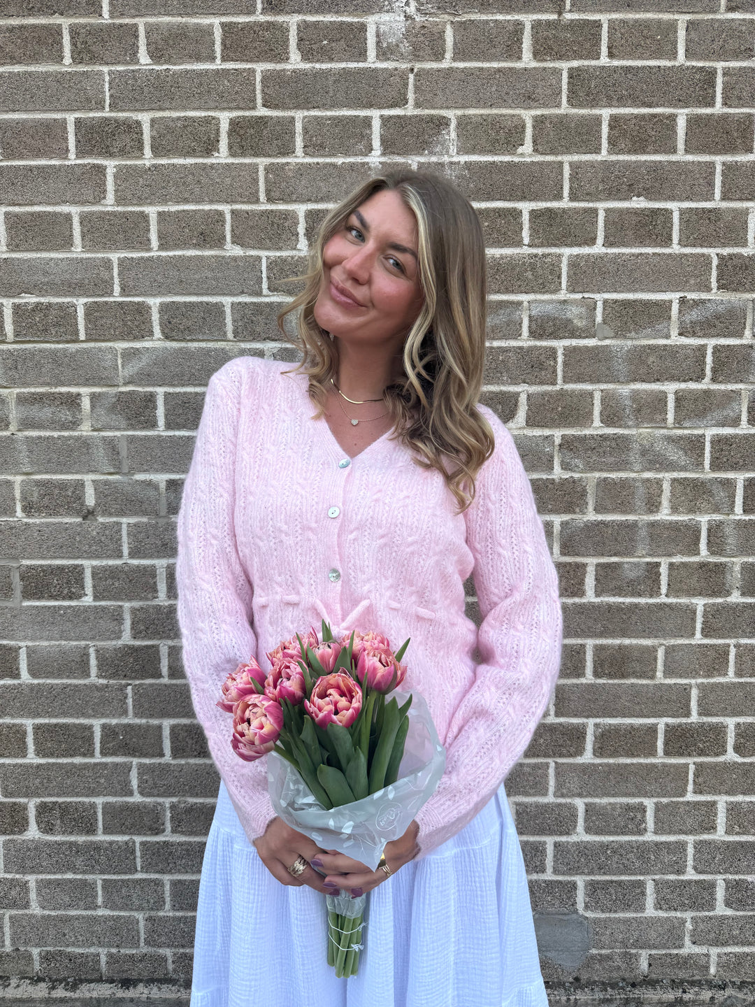 Strickjacke Cutie - Rosa