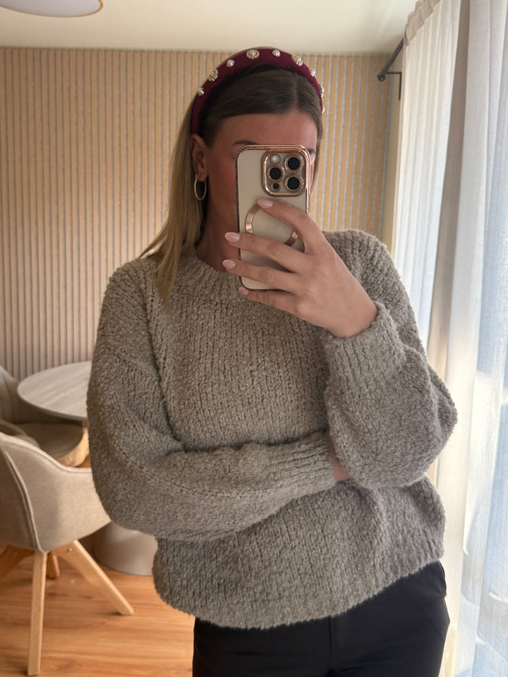 Pullover Bouclé - Ecru