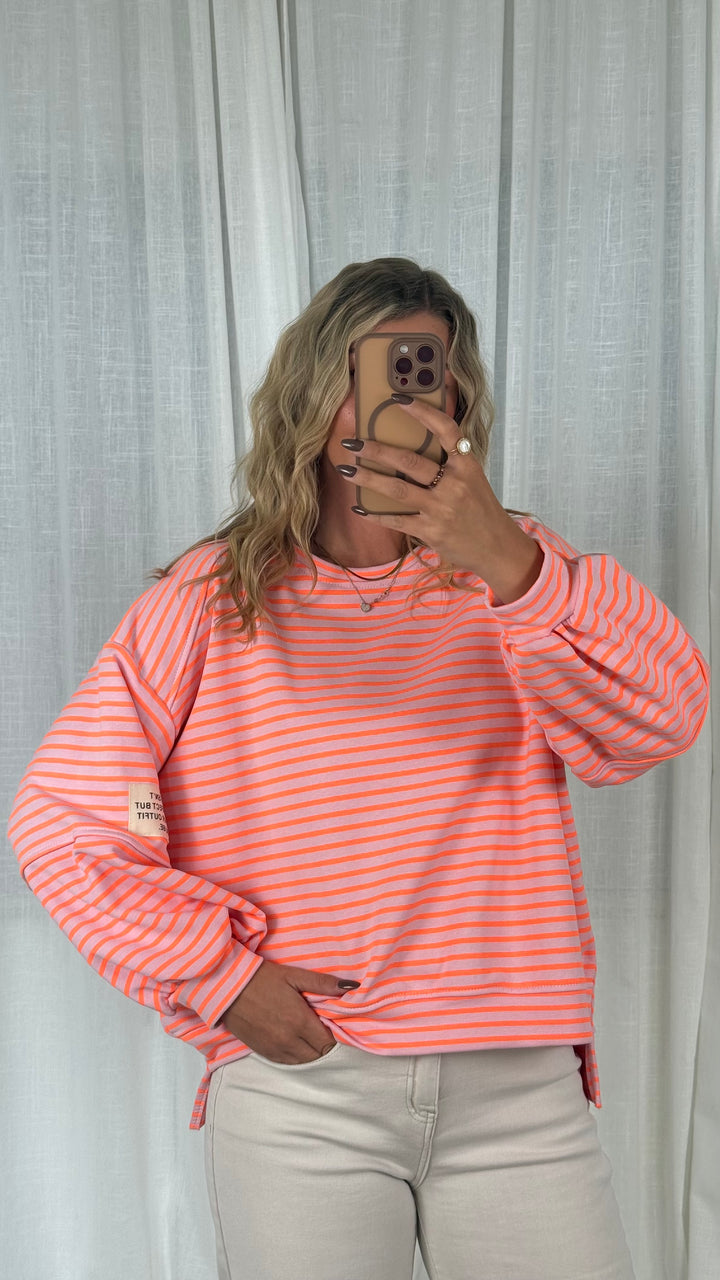 Sweater Striped Patch - Neon