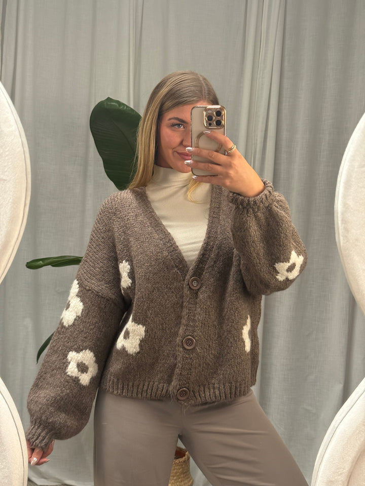 Cardigan Caro - Braun