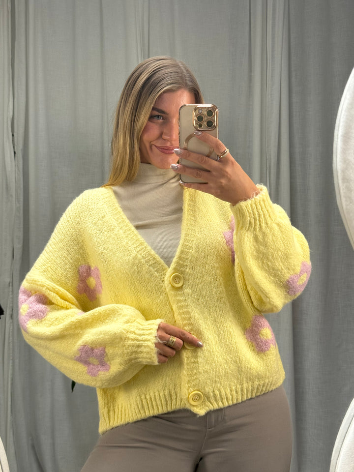 Cardigan Caro - Gelb