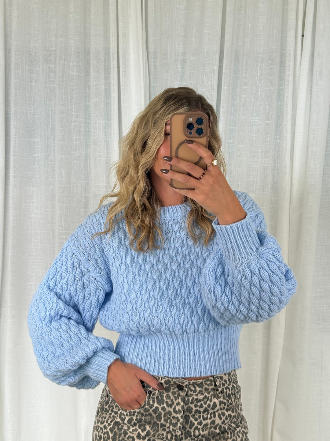 Pullover Pastell - Himmelblau