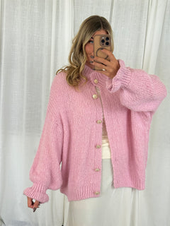 Cardigan Volantlove- Rosa