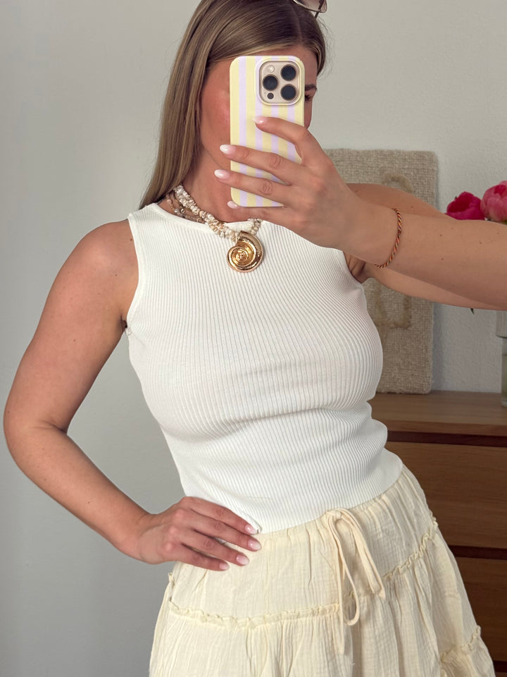 BASIC TOP - WEIß