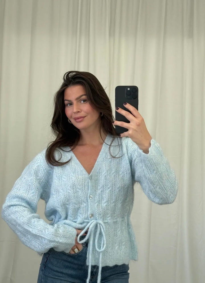 Strickjacke Cutie - Blau