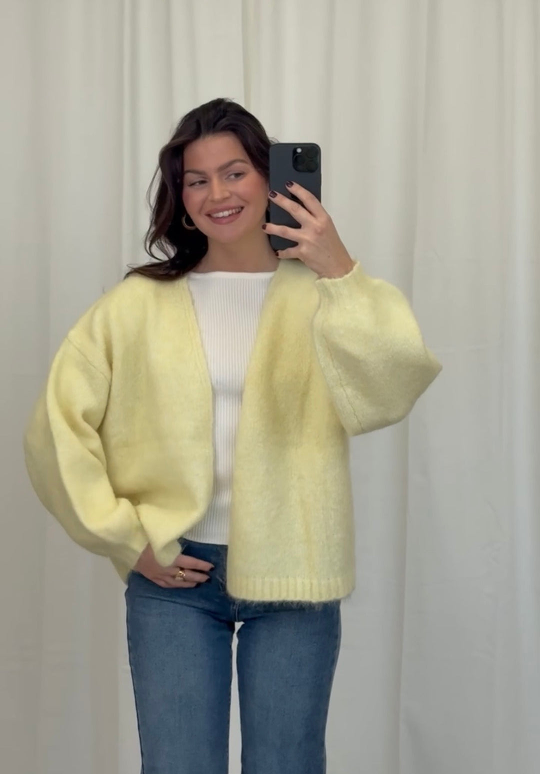 Cardigan Susi - Gelb