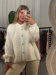Strickcardigan Mala - Weiß