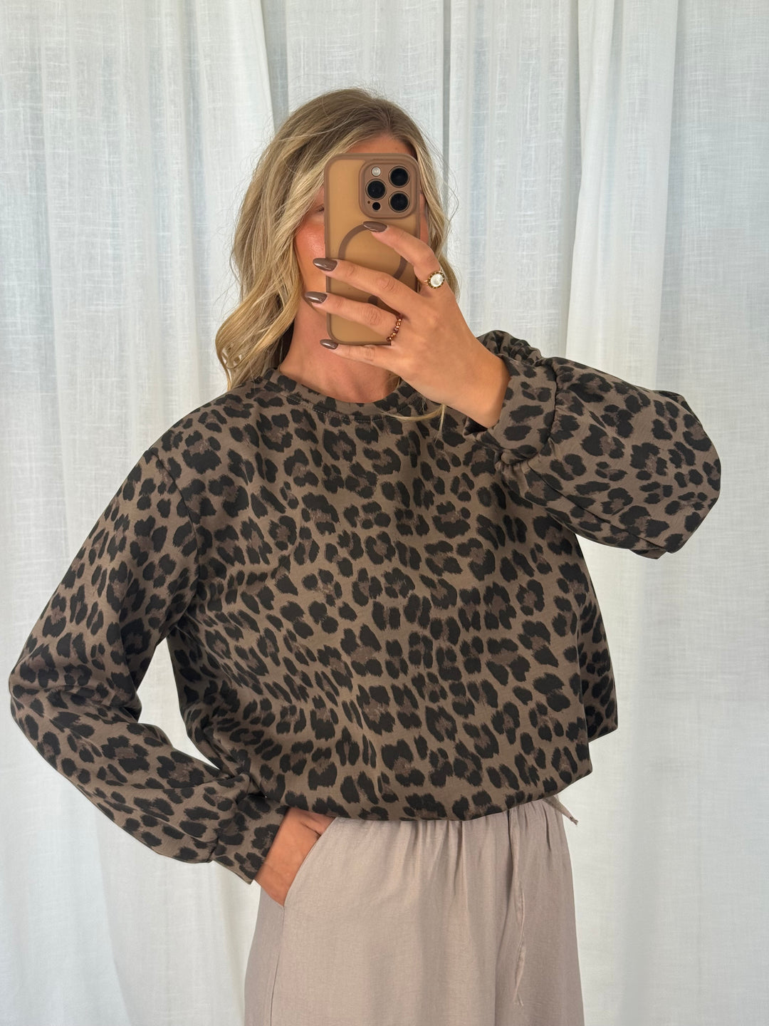 Soft Pullover Leo - Braun