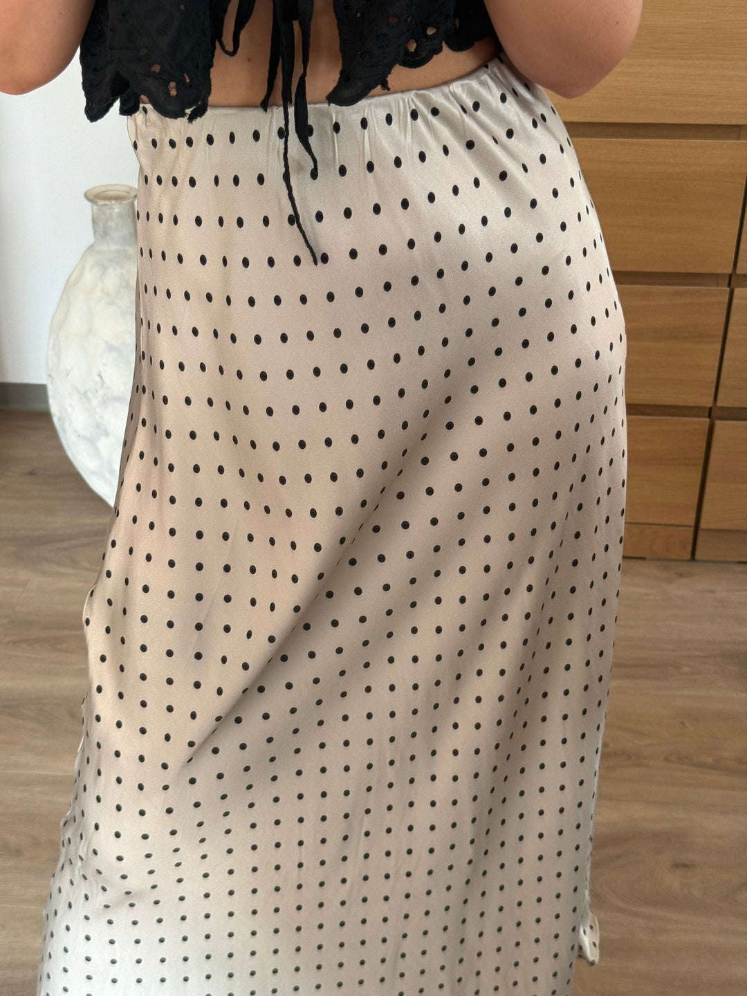 Satin Rock Tall - Polka Dot