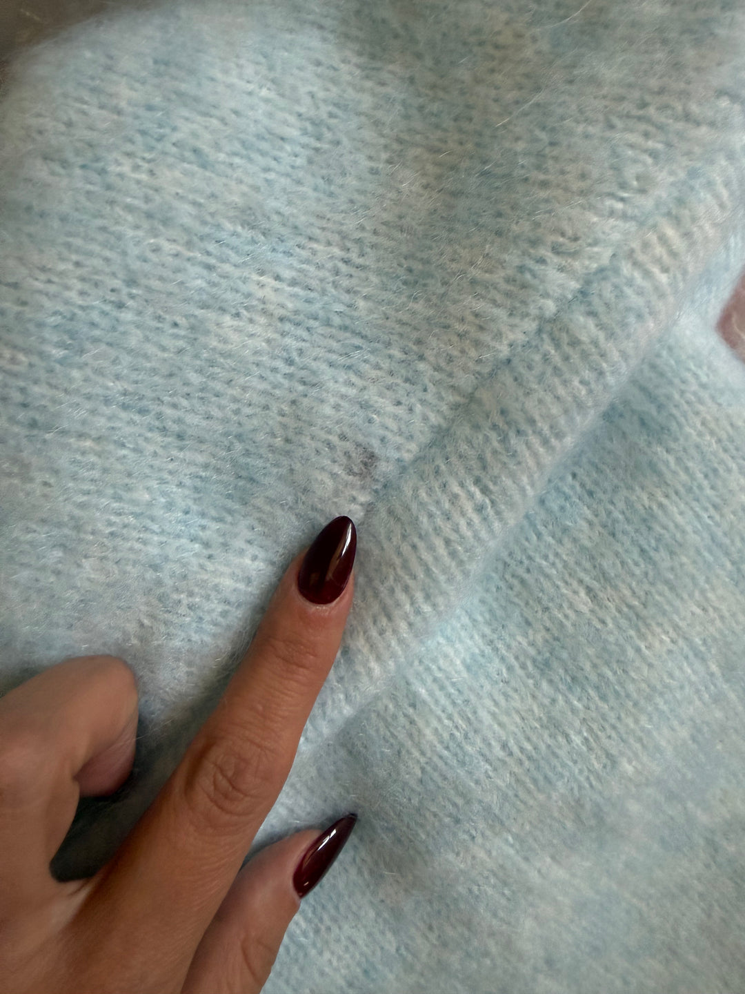 Cardigan Flausch - Blau