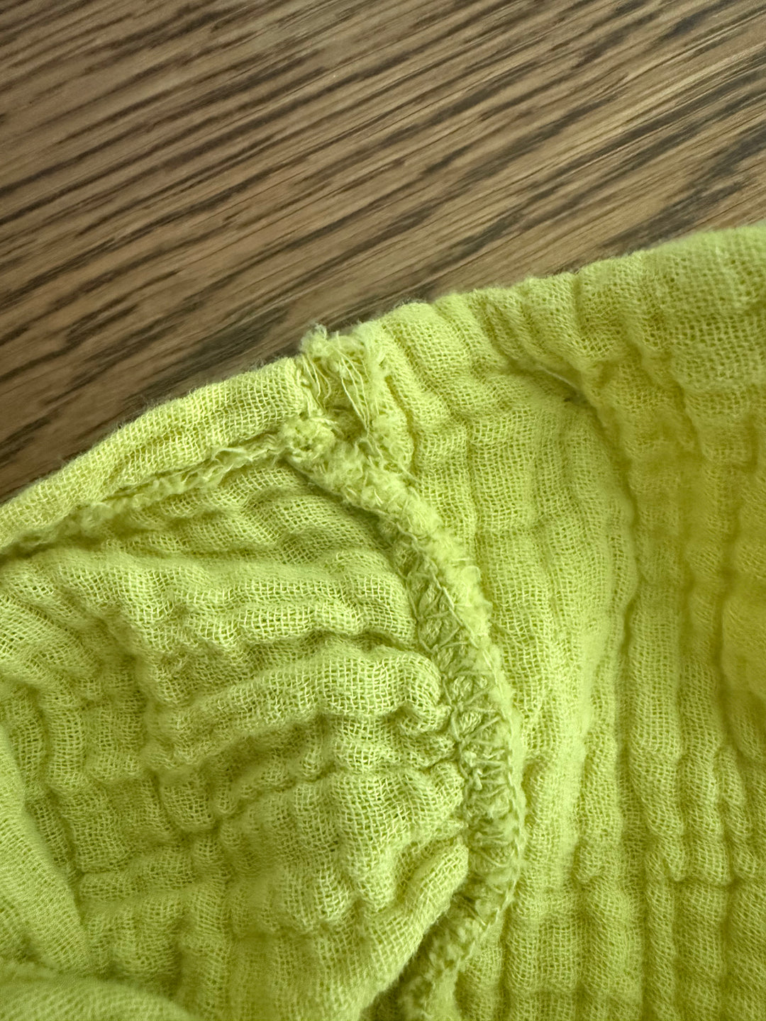 Musselin Bluse - Kurz in Gelb