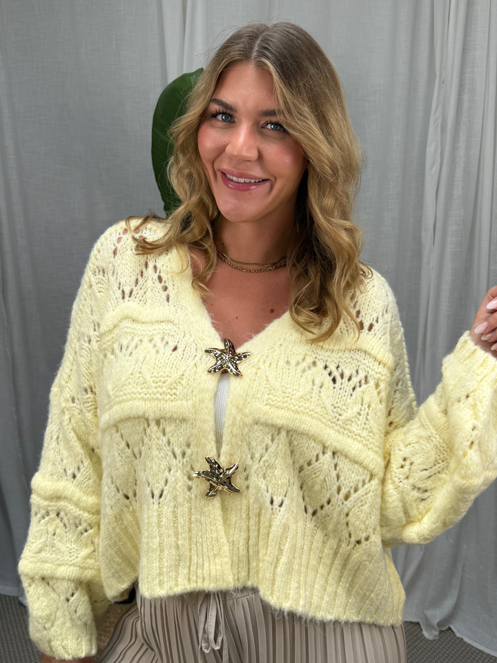 Cardigan Starfish - Butteryellow