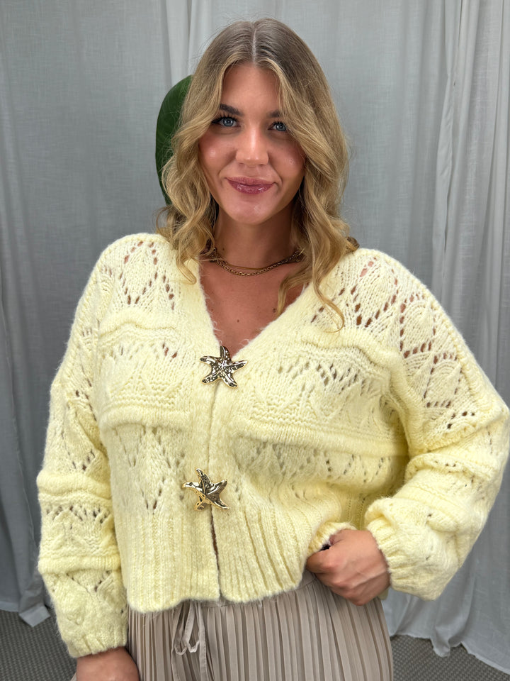 Cardigan Starfish - Butteryellow