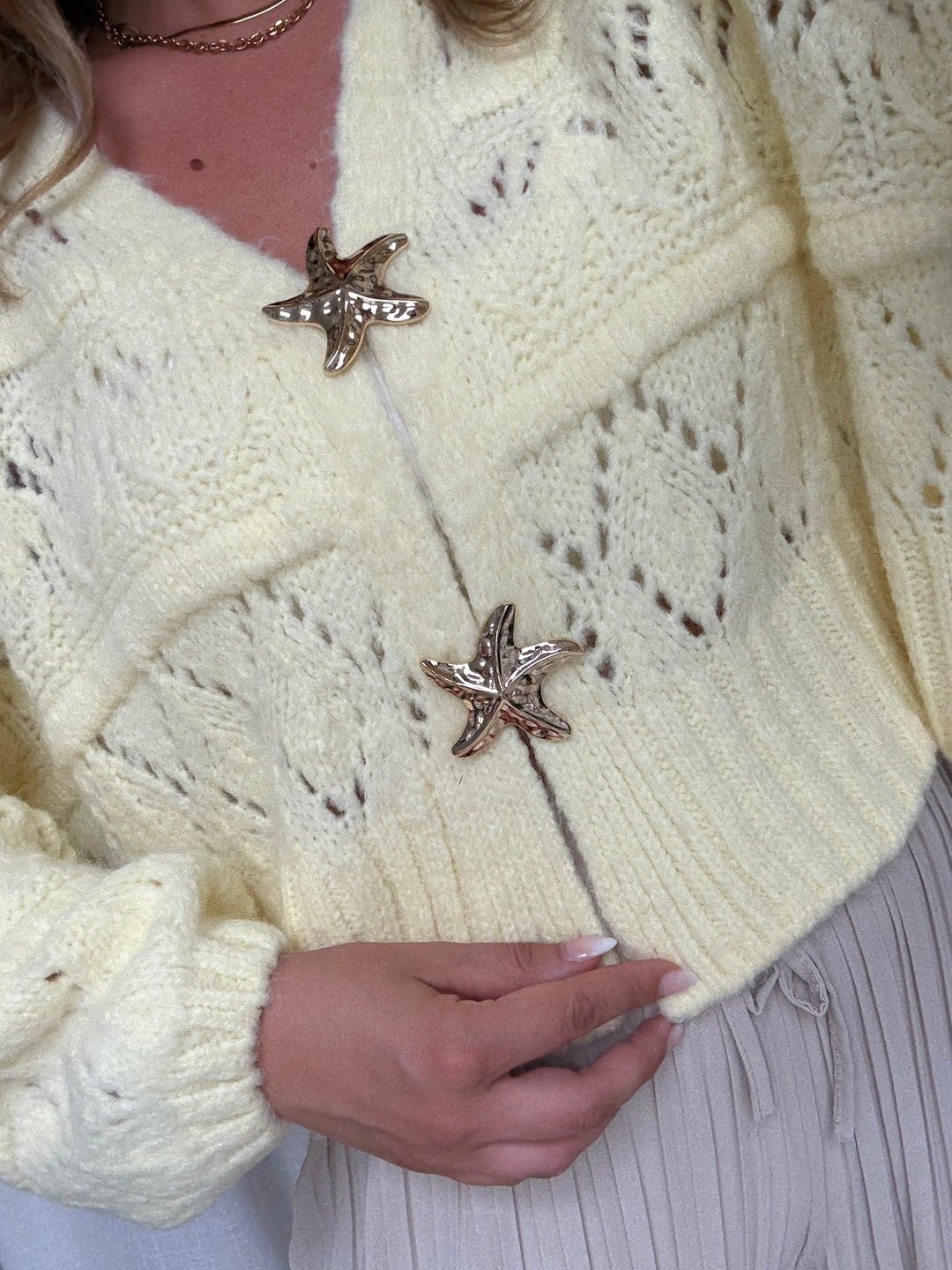 Cardigan Starfish - Butteryellow