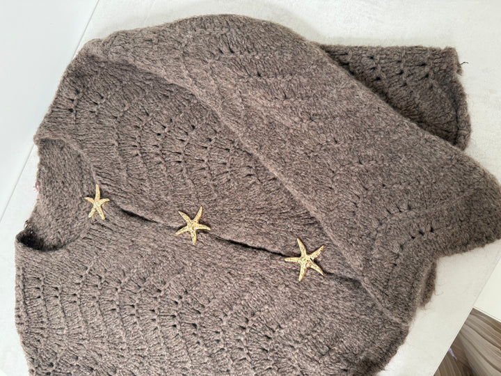 Cardigan Sea Breeze - Toffee