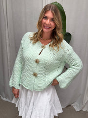 Cardigan Sunny Glam - Ice Pistachio