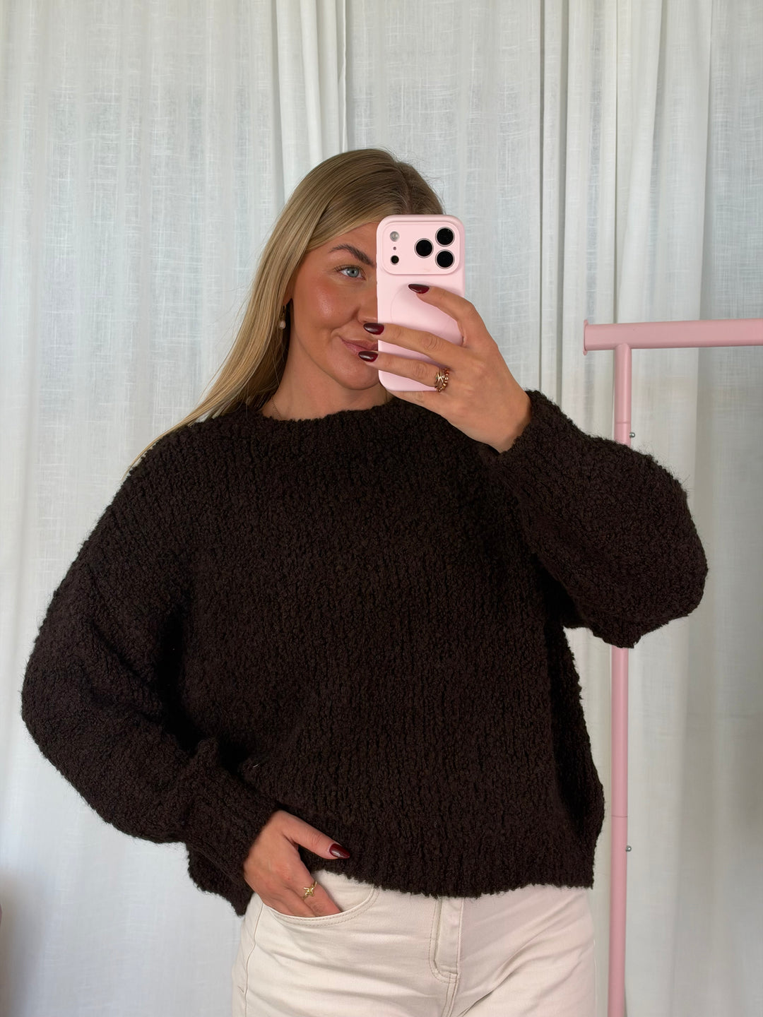 Pullover Bouclé - Espresso