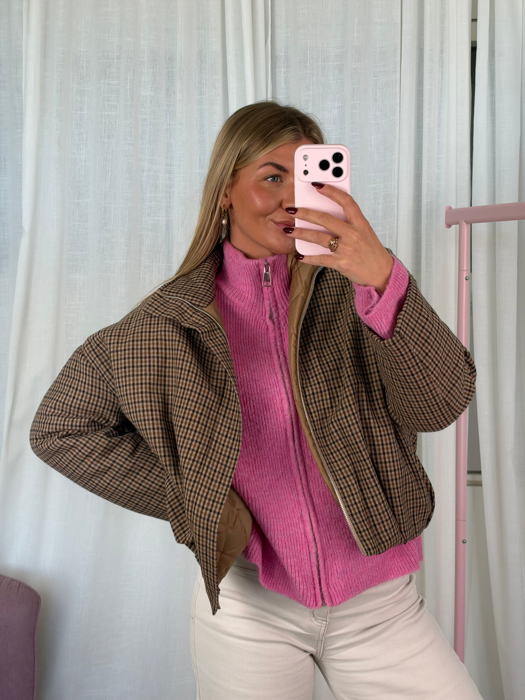 Steppjacke Karo