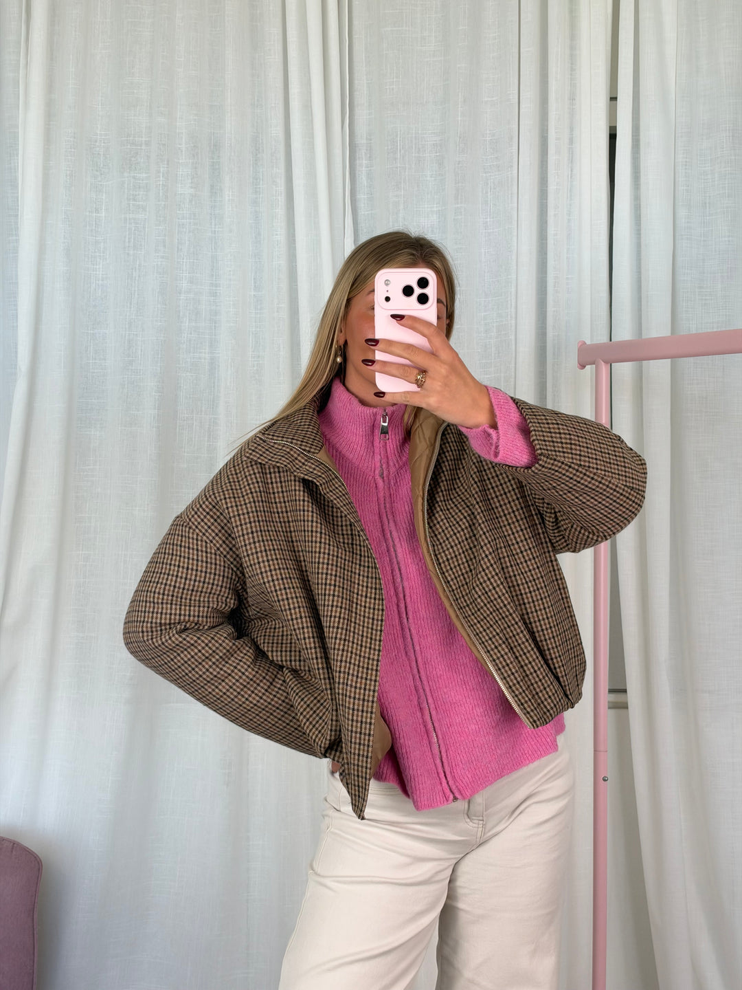 Steppjacke Karo