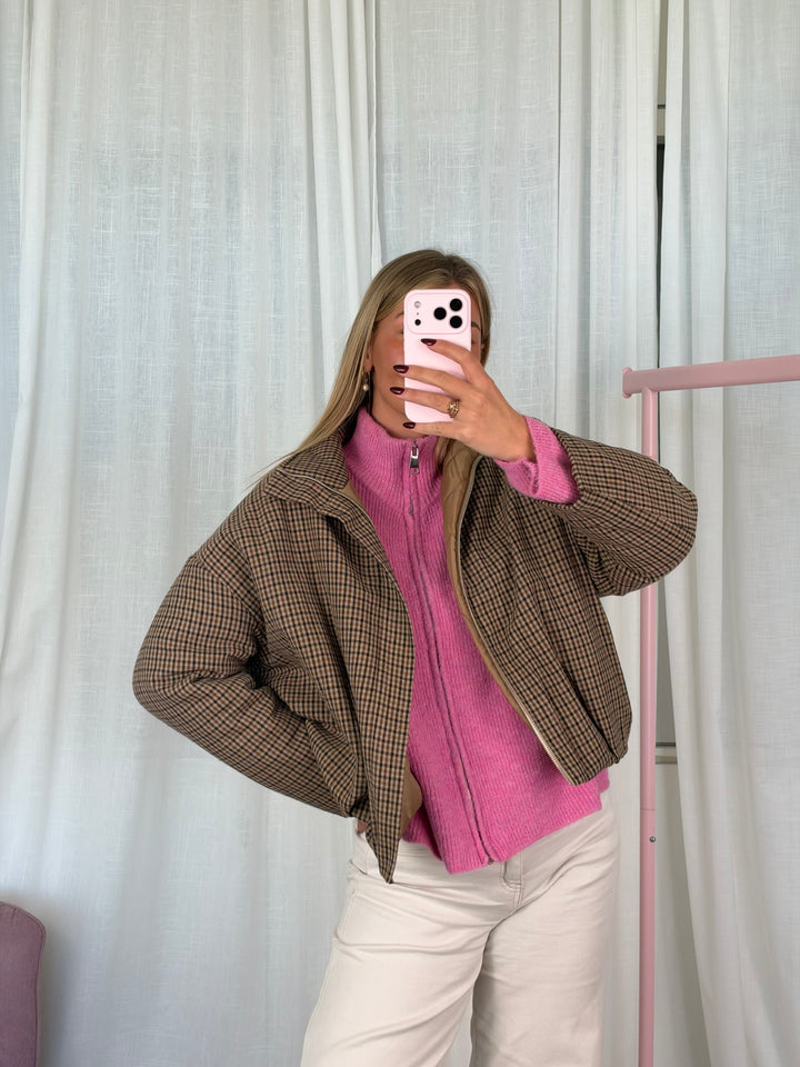 Steppjacke Karo